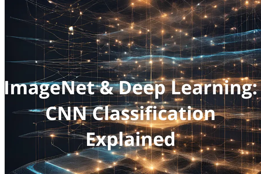 Convolutional Neural Network architecture classifying ImageNet dataset