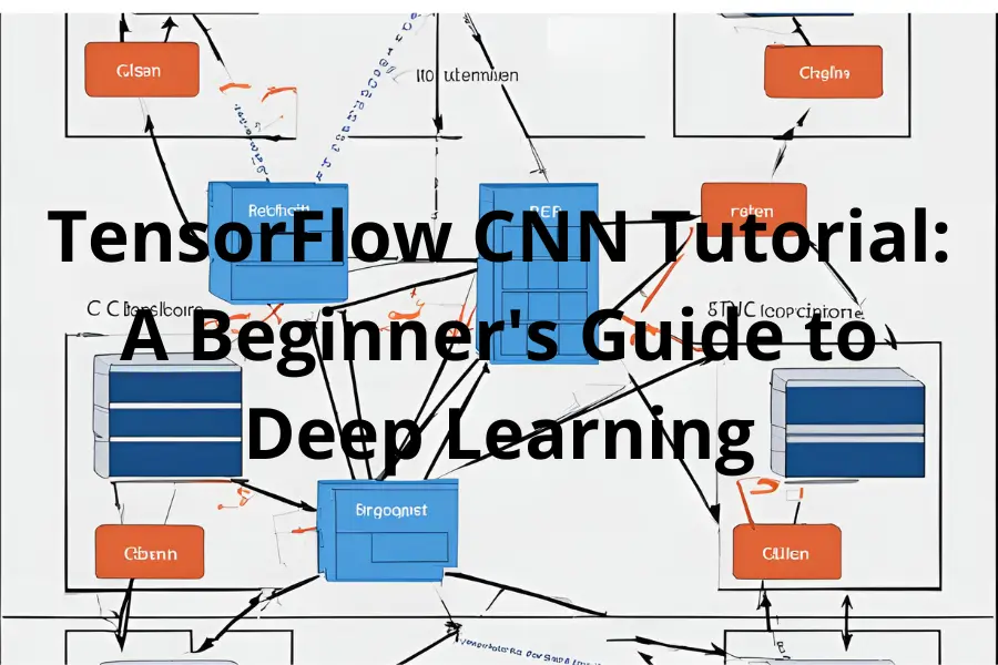 TensorFlow CNN architecture diagram for image recognition